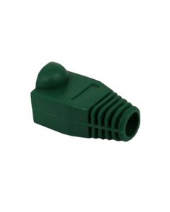 Eagle RJ45 Strain Relief Snagless Boot Green Slide-On RJ-45 Boot Connector Covers, Round UTP Cable Snag-Less Boot Covers for Strain Relief and Plug Tab Protection, Sold as 50 Pack, Part # A080N5