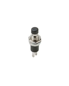 Eagle Push Button Switch SPST 1 Amp 125 VAC Normally Open Momentary 1 Amp 125 VAC Brass Silver Contact Solder Terminal Panel Mountable for New or Replacement Installations