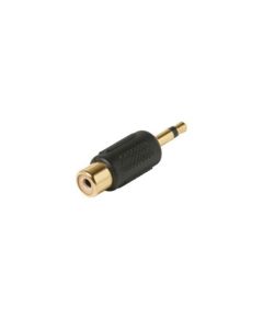 Eagle RCA 10 Pack Female Jack to 3.5mm Mono Plug Adapter Gold Mono Plug Plated Commercial Grade Jack Adapter Converter 3.5 mm Mono Plug Head Phone Jack Adapter Audio Plug Connector