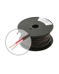 Eagle 100' FT 20 AWG 2 Condcutor Control Cable Brown Solid Copper Conductor Thermostat Control Signal Power Wire Heavy Duty Round Cable Brown PVC Jacket Flame Retardant UL/ETL Listed 20/2 Cable