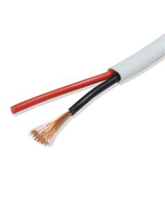 Vericom AW162-01988 500 FT 16 AWG 2 Conductor Cable White Speaker Stranded Pure Copper Wire Inwall