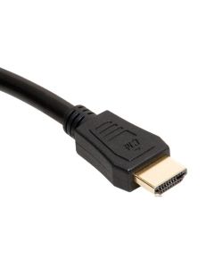 Steren 516-812BK 12' FT HDMI Cable 1.3 Approved 1080p Video Resolution Male to Male 28 AWG High Definition Multi-Media Interface Interconnect with Gold Connectors, Part # 516812-BK