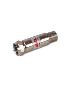 ASKA SAT-20 20 dB Power Passing Attenuator 2 GHz Inline Pad 0 - 2000 MHz Female to Male Return Loss 20 dB Typical Signal Nickel Plated 1 Pack Coaxial Coupler Audio Video Adapter, Part # SAT20