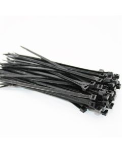 Eagle 7 Inch Cable Ties Black 50 Lbs Rated 100 Bag