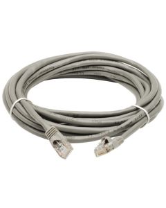 Steren 308-925 25' FT CAT6 Patch Cord Cable Gray RJ45 24 AWG Copper Male Snagless UTP Network Booted High Performance Data Fast Media 550 MHz CAT6 RJ-45 Category 6 High Speed Ethernet Data Computer Gaming Jumper, Part # 308925