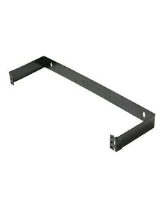 Eagle Hinged Wall Mount Patch Panel Bracket 19" Inch Bracket 19"W x 1 3/4" H x 6" D 16 Gauge Black Powder Coated Steel 1 x EIA 6" Depth With Available Rear Component Access