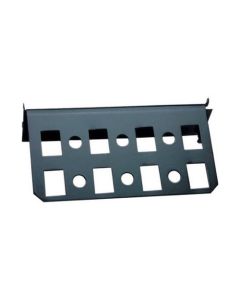 Channel Plus H281 Open House Keystone Mounting Plate Bracket Adaptor Grid and Six Coax Coupler